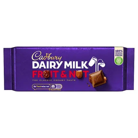 Copy of Cadbury Dairy Milk Fruit & Nut Chocolate Bar