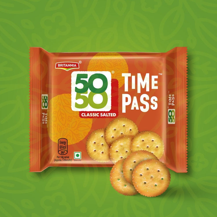 Britannia 50/50 Time Pass Crackers