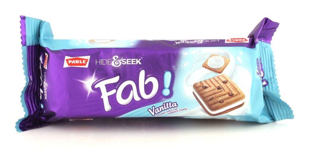 Parle Fab Vanilla Cookies- 112g