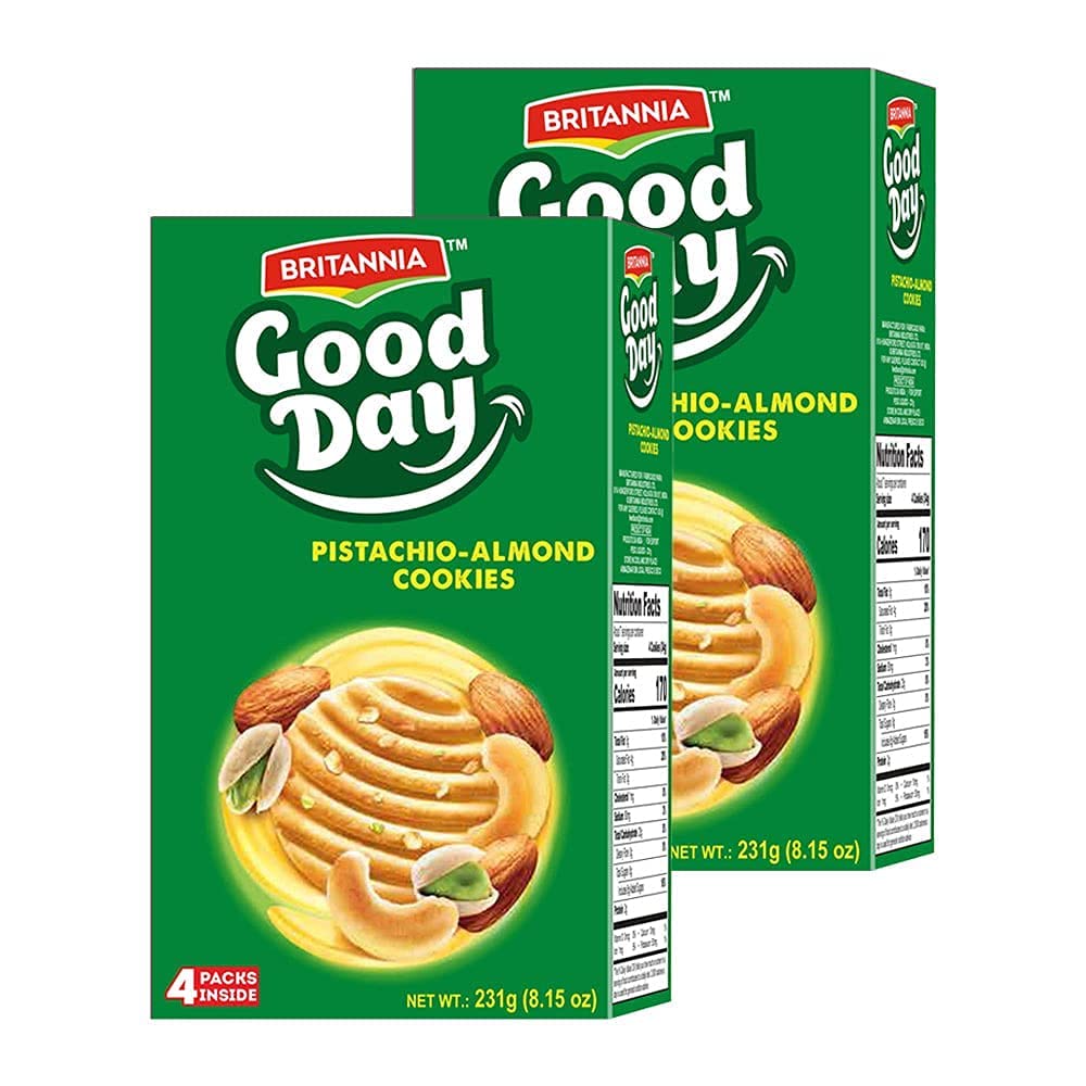 Britannia Good Day Pista-Almond Cookies