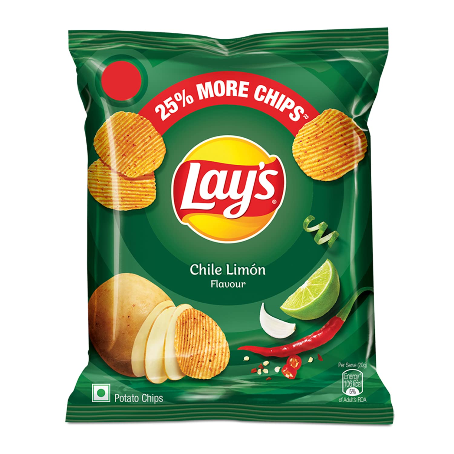 Lays Chile Limon Chips India- 50g