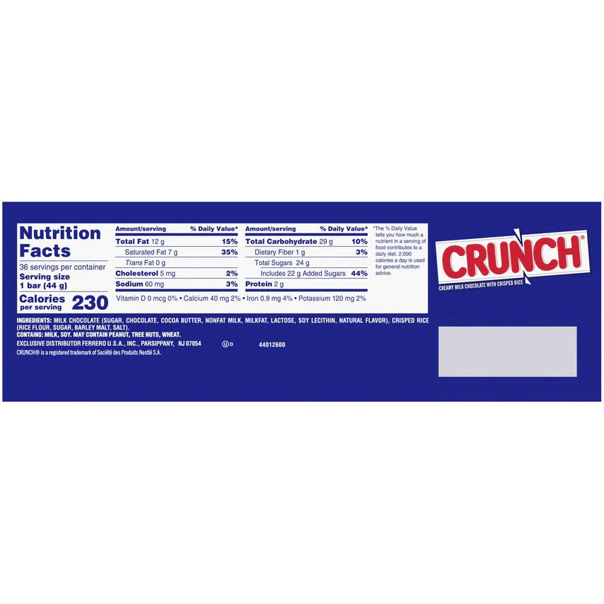 Crunch Chocolate Bar