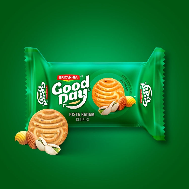 Britannia Good Day Pista-Almond Cookies- 75g