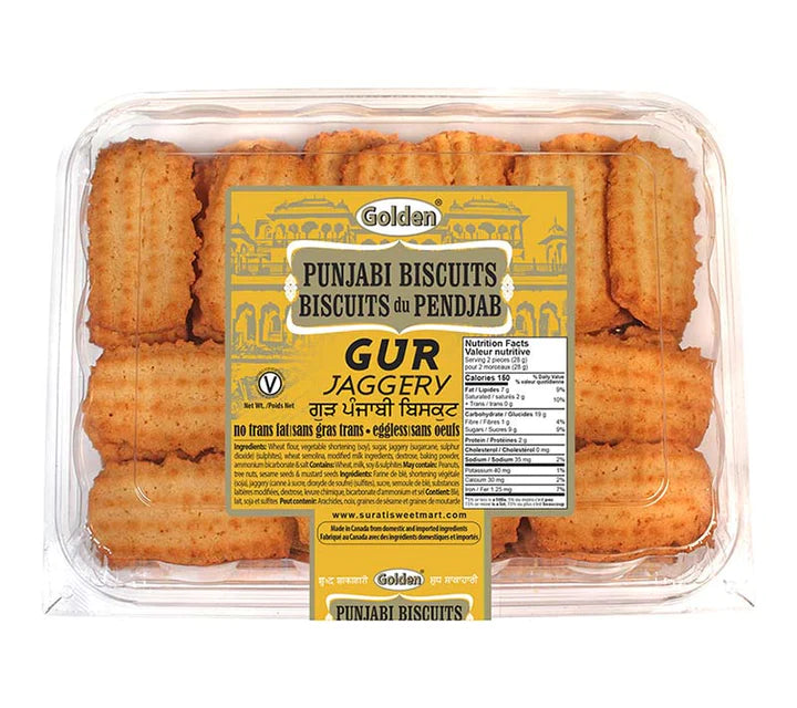 Golden Punjabi Biscuits Gur