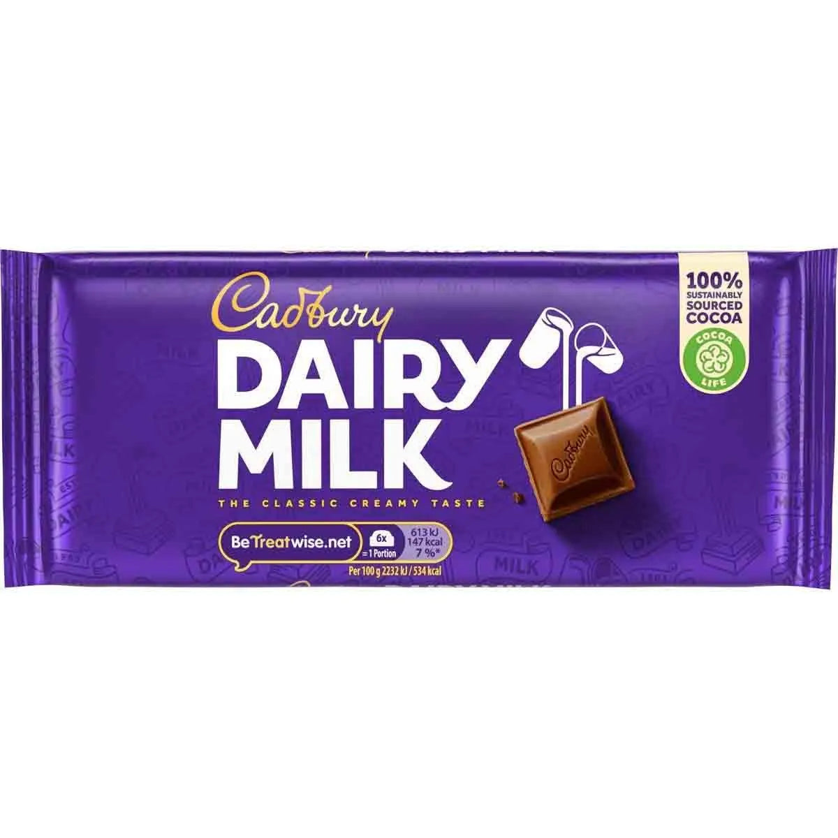 Cadbury Dairy Milk Chocolate Bar