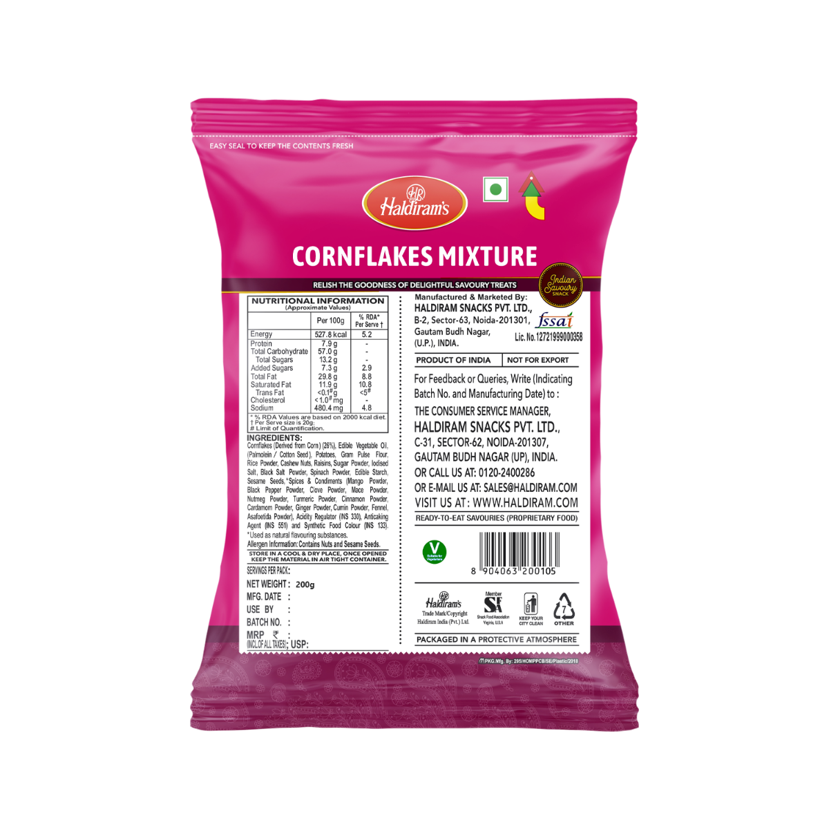 Haldiram's Cornflakes Mixture- 400g