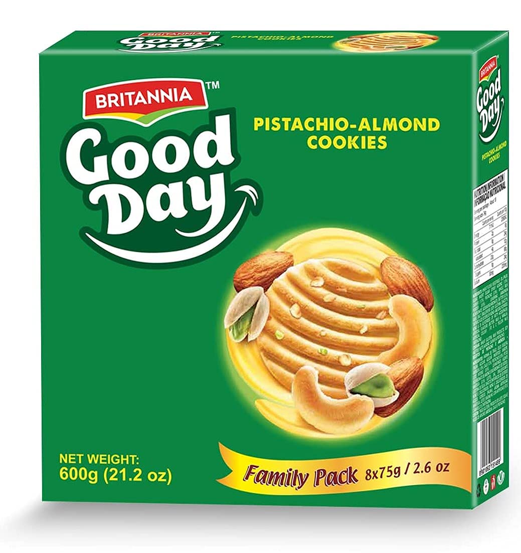 Britannia Good Day Pista-Almond Cookies- 600g