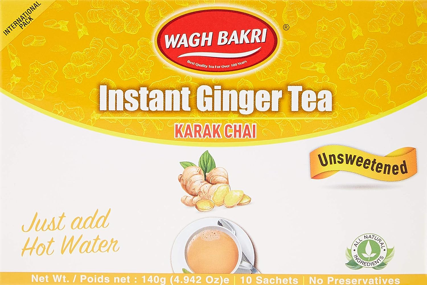 Wagh Bakri Instant Ginger Tea