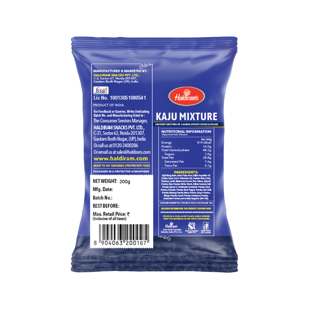 Haldiram's Kaju Mixture- 400g