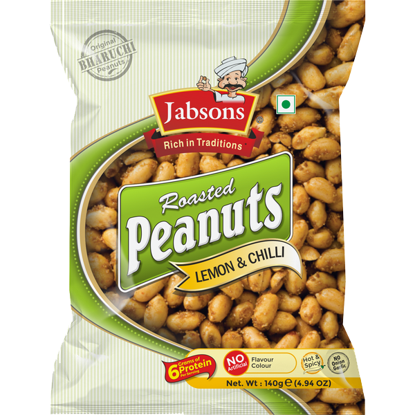 Jabsons Lemon & Chilli Roasted Peanuts