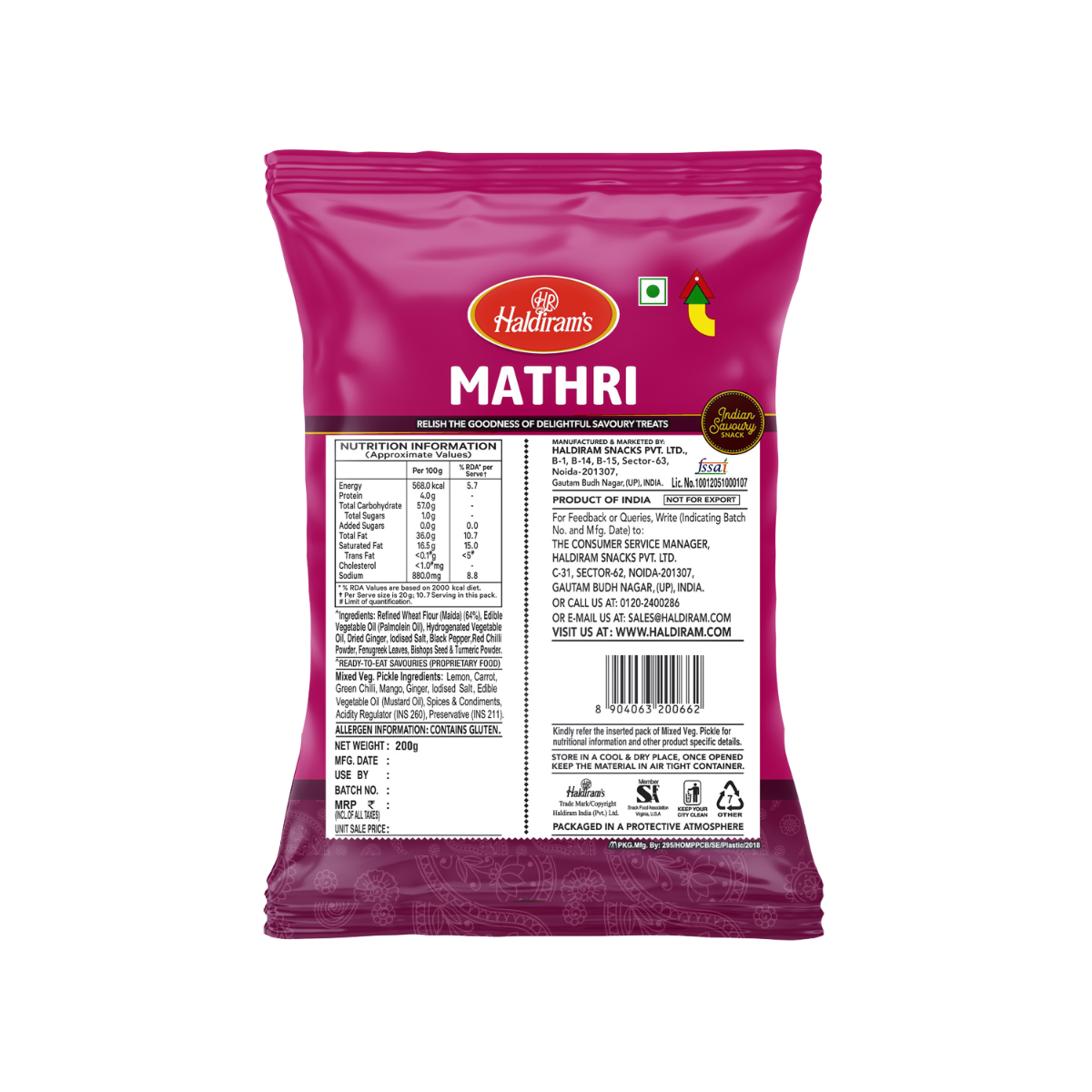 Haldiram's Mathri- 400g