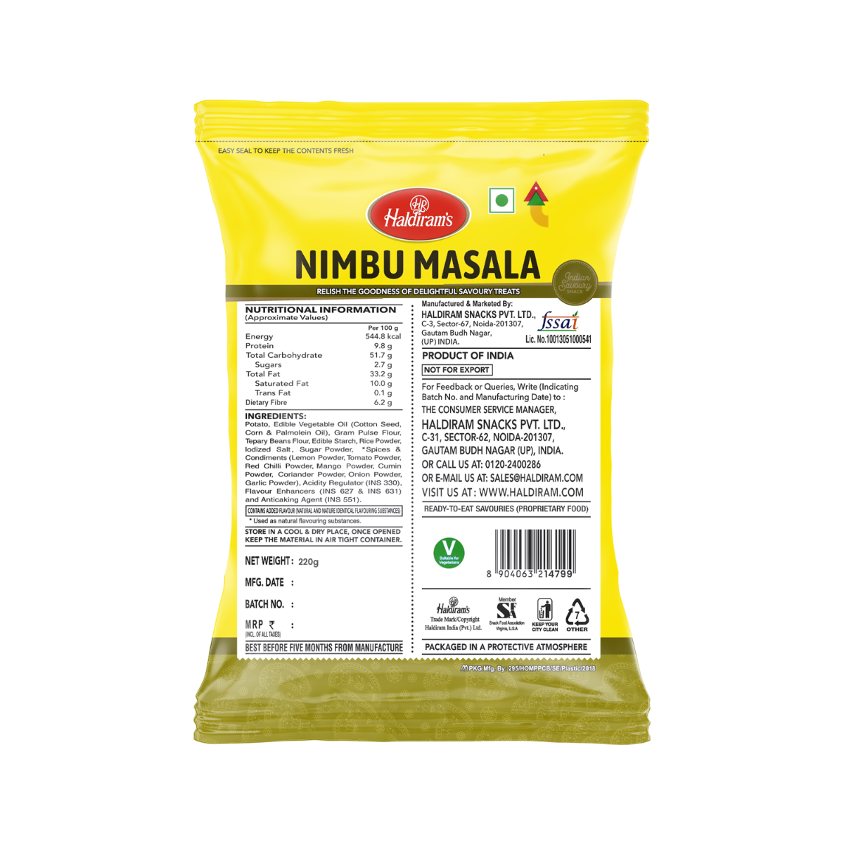 Haldiram's Nimbu Masala- 400g